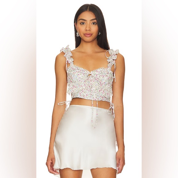 For Love & Lemons NWT gaia top | medium - Picture 7 of 9